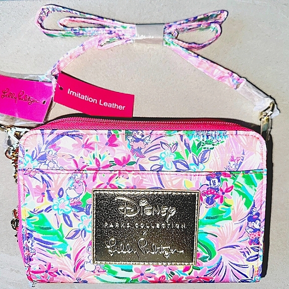 Lilly Pulitzer Handbags - Lilly Pulitzer Disney Floral Purse in Pink, Green, and Purple